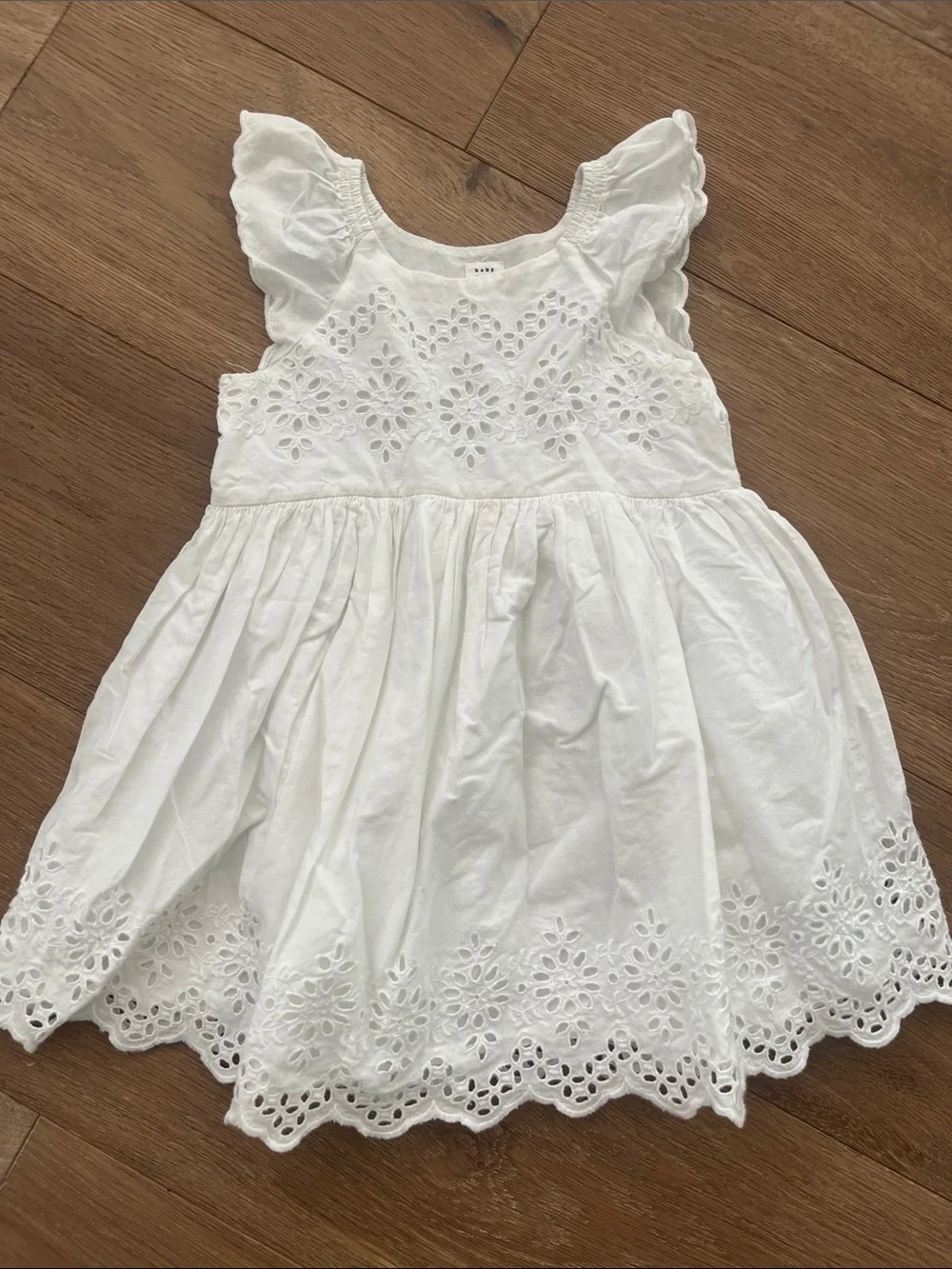 GAP 3T white dress